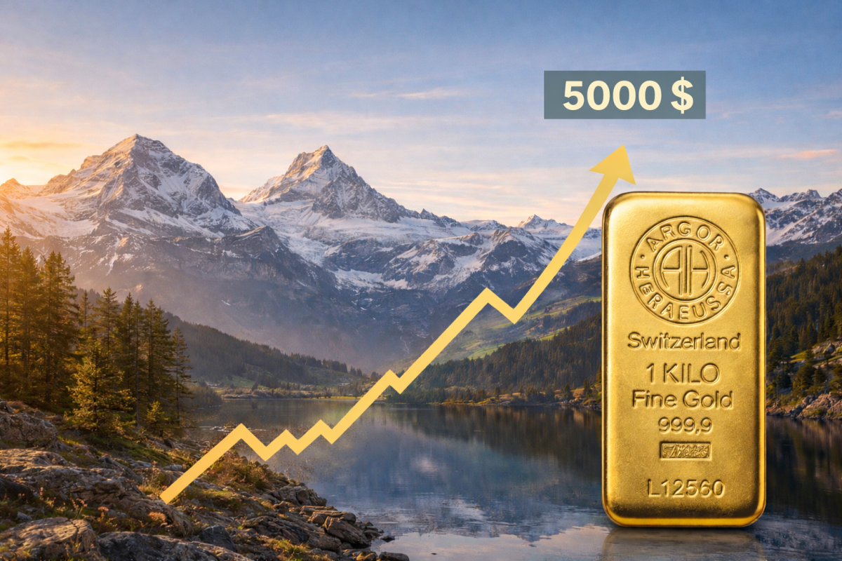 L’or repasse la barre symbolique des 5'000 $ l’once 
