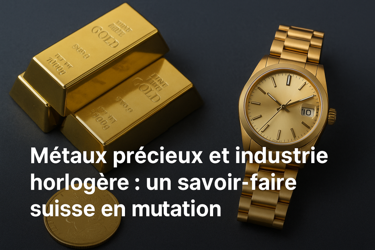Métaux précieux et industrie horlogère : un savoir-faire suisse en mutation 