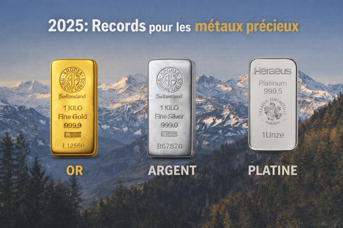 Rétrospective 2025 : une année historique pour les métaux précieux 