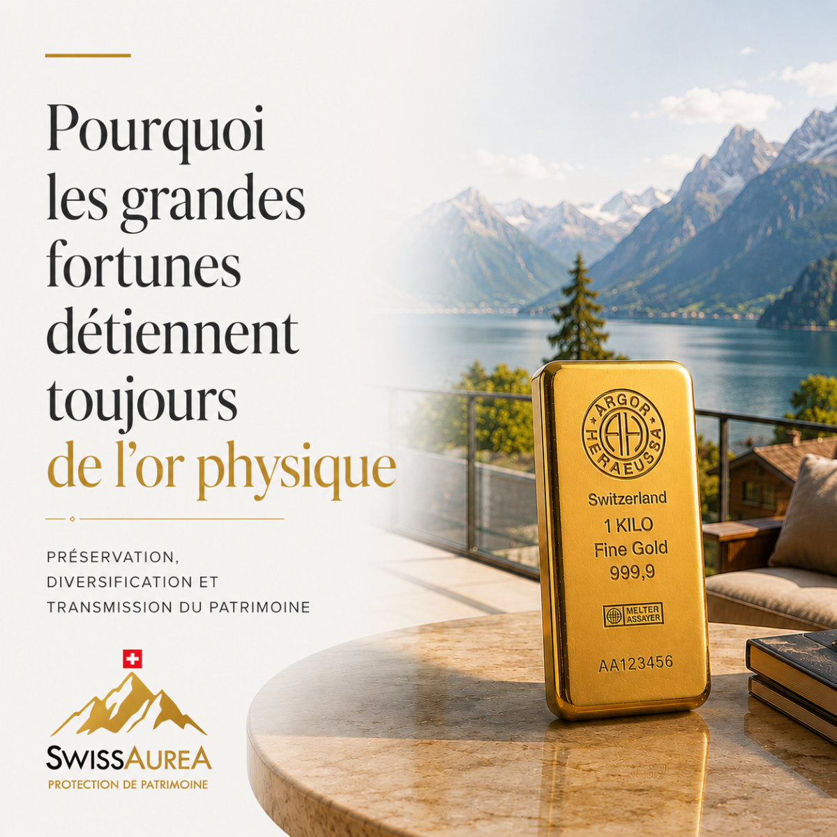 Pourquoi les grandes fortunes détiennent toujours de l’or physique 