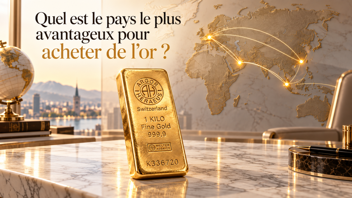 Quel est le pays le plus avantageux pour acheter de l’or ?